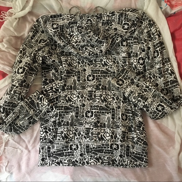 Zoo York reversible zip up hoodie women’s small - Picture 7 of 12